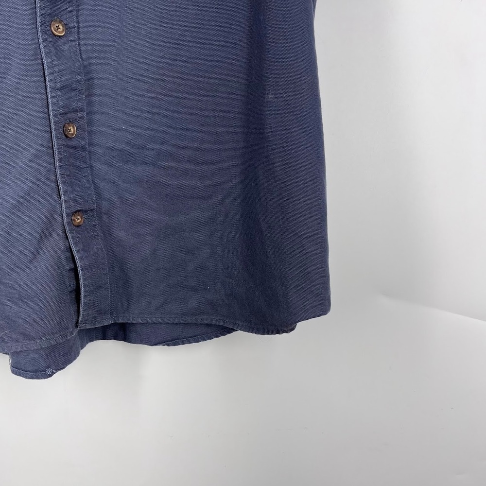Duluth Trading Co Mens Swinging Fire Hose Button Cotton Short Sleeve Shirt 2XLT - Picture 7 of 13